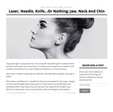 Laser, Needles, Knife... or Nothing: Jaw, Neck and Chin | Narcissista