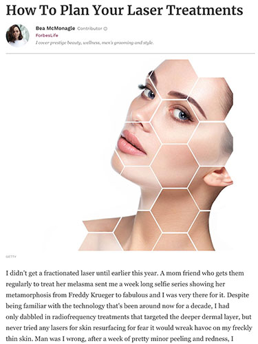 How To Plan Your Laser Treatments | Forbes